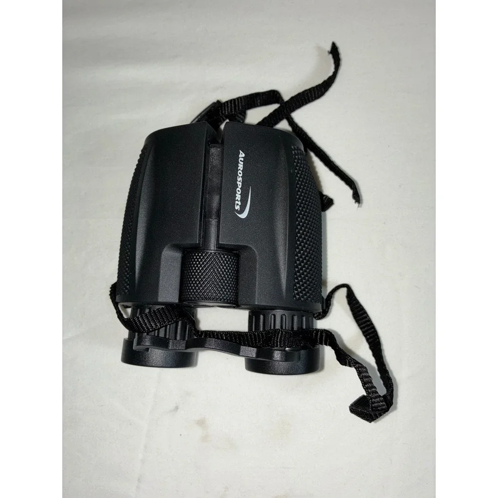 Aurosports 10x25 High Powered Binoculars Compact Wide Angle Viewing Black